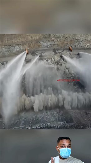 why water spraying during mining at quarries? #shorts #malayalam #klbrobijurithvik #facts #funny