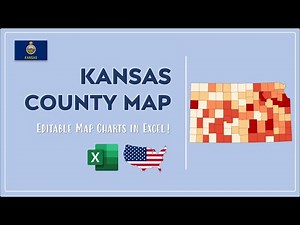 Kansas County Map in Excel - Counties List and Population Map