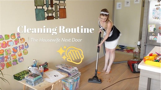 【家庭主妇日常】客厅清洁、吸尘、倒垃圾 又是忙碌的一天 | 作者：The Housewife Next Door