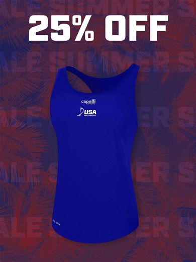 1.6K views | The USA Field Hockey x Capelli Sport summer sale has been extended through August 1 ‼️ Take 25% off fan gear and show your support in style with the promo code USASUMMER. Shop now and gear up for the season: bit.ly/capelli-usafh | USA Field Hockey | Facebook