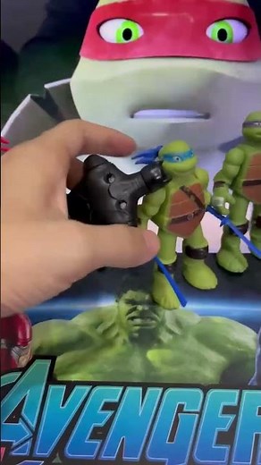 Teenage Mutant Ninja Turtles, TMNT Donatello, Leonardo, Raphael, Michelangelo, Action Batman