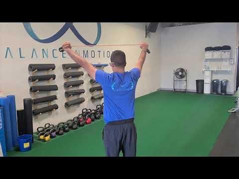 Standing Y Raise with Band
