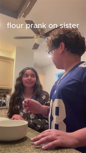 Flour Prank On my Sister