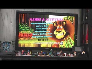Madagascar dvd menu walkthrough (2005-2006) redo