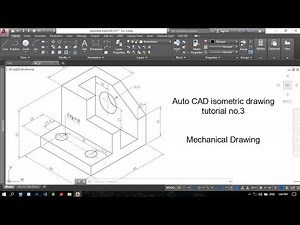 Auto CAD isometric drawing tutorial no.3 (Easy and Simple Methods)