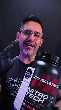 100% Whey Gold Nitrotech de Muscletech part 1