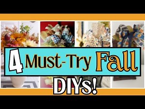 CRAFT the Perfect FALL: 4 Autumn DIYs That WOW!🍂