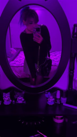 purple lighting for a purple loving girly 💜✨ #alt #alttiktok #altgirl #draft