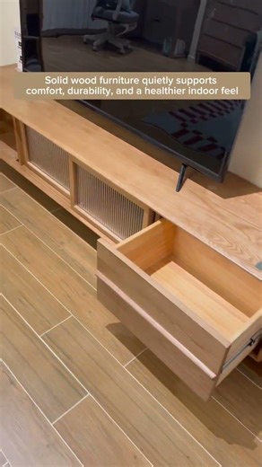 Why a Solid Oak TV Stand Anchors the Modern Living Room #tvstand #sofa #cabinet