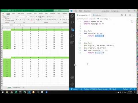 xlwings Performance by Felix Zumstein