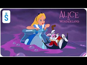 Alice in Wonderland (1951) | Scene: Through The Keyhole In A Bottle