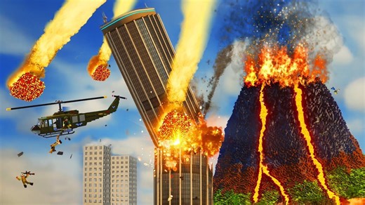 逼真的火山爆发-Teardown