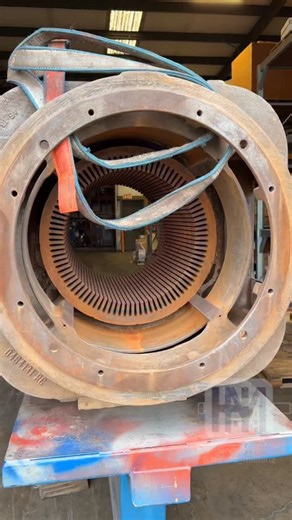 Herold & Mielenz, INC. on Instagram: "Prep before a rewind of a 250 HP electric motor⚡️ #beforeandafter #prep #motor #horsepower #electric #fyp #viral #tesla #industrial #power #engineer #repair #electrical #future #machine #maintenance #bluecollar #trending #explorepage"