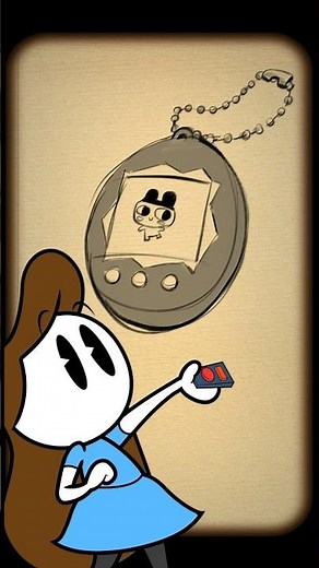 I babysat Tamagotchis in school! #shorts