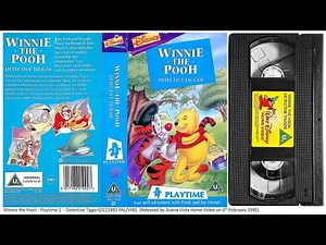 Winnie the Pooh - Detective Tigger (6th February 1995 - UK VHS)