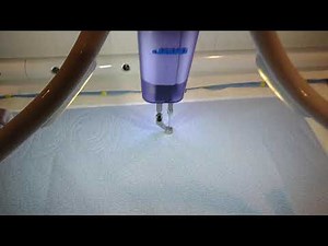 Long arm quilting with juki and quilter's creative touch