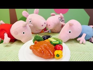 Peppa Pig auf Deutsch. Papa Wutz kocht das Abendessen. Kindervideo.
