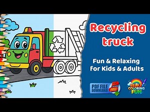 Are These the BEST Recycling Truck Coloring Pages for Kids in 2025?