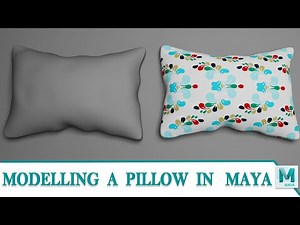 How to Model a Pillow in Maya using ncloth | Maya Modelling tutorial| Maya 2023
