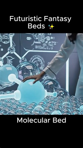 Futuristic Fantasy Beds ✨ #asmr #relaxingvideo #aestheticvideo #relaxing #oddlysatisfying