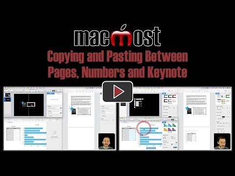 Copying and Pasting Between Pages, Numbers and Keynote (MacMost #1797)