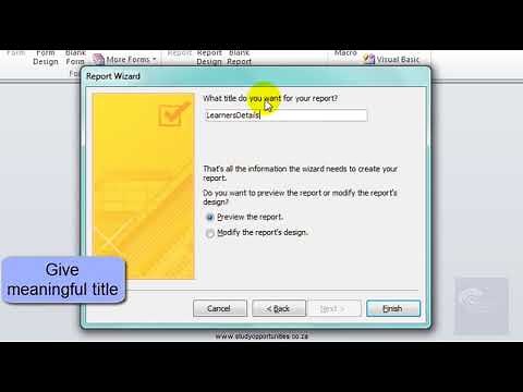 PAT Phase 2 Report in Access: Grouping records in a report