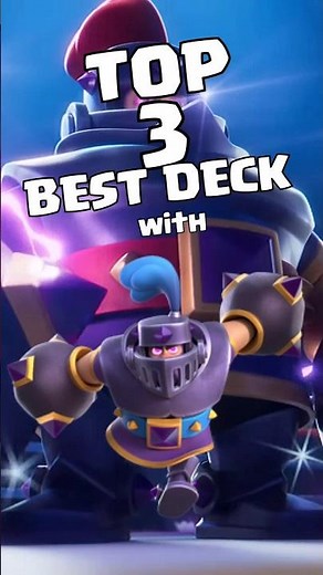 TOP 3 BEST DECK WITH MEGA KNIGHT #clashroyale