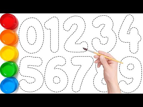 123 for Kids | Easy Step by Step Drawing | Learn to Writing 123s for Children | Ks Art