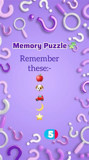 🧠 10 Seconds Memory Test – Try Now! #shorts #memorychallenge #mindgame #espuzzlehub