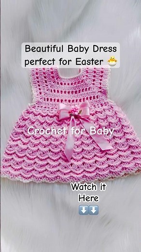 You’ll Love It! 😍 Baby Dress Set New and easy Crochet Tutorial #crochetforbaby #shorts