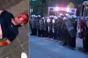 Bystanders laugh at man beaten to a pulp in chilling video