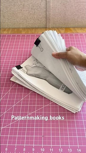 Patternmaking booklets from each book