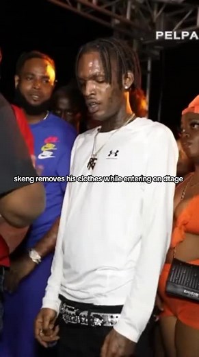 Skeng's Epic Stage Entrance at Jamaican Dancehall Concert