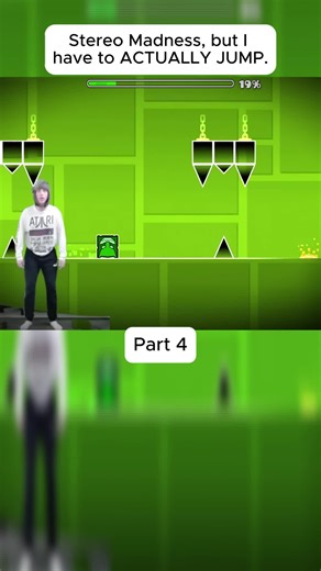 Stereo Madness Gameplay: Actual Jump Challenge