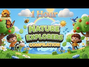 🌳 Nature Explorers Compilation (1 Hour Loop)| 6 Nature & Animal Learning Songs for Kids