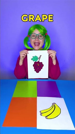 Color Fruits for Kids 🍐🎨 Can You Name Them? #shorts #learning