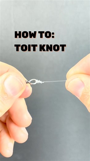 Salt Strong Fishing on Instagram: "SAVE FOR LATER ➡️ Toit Knot 🪢 Is this your NEW FAVORITE snug knot? It’s easy to tie, and stronger than we expected. We put it up against the Improved Trilene Knot and it performed surprisingly well. It earns a spot on our knot list when strength and consistency matter, especially with monofilament. Stay tuned for more strength tests and comparisons with the Toit Knot to see how it performs against other popular snug knots. Watch the full results in the Toit vs