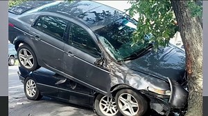 MTA bus destroys cars parked on Brooklyn street