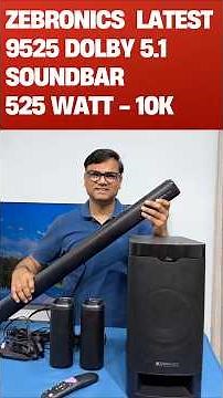 Zebronics latest launch 5.1 channel Soundbar zeb juke bar 9525 under 10k #zebronics #bestsoundbar