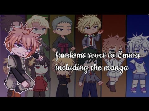 Fandoms react to Emma TPN 1/2 || Goldy Pond Arc || The Promised Neverland || 2X