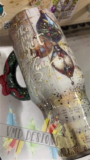 New exclusive tutorial! “What Child is This?” Christmas Carol design #christmas #nativity #fyp