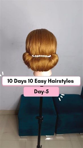 Day-5 Hairstyle.✨✨ #hairstyletutorial #hairstyles #youtubeshorts #hairtutorial #easyhairstyle #hair