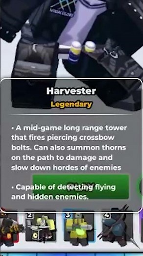 Harvester (& Archer) 2026 Shadow Update #tds #roblox #towerdefensesimulator #gaming #robloxgames