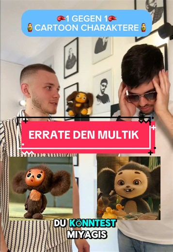 🥊1 vs. 1🥊 Errate den russischen Multik🪆😂 #multik #tscheburaschka #kinderserien #russischemärchen #einfachwowa