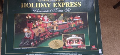 New Bright Holiday Express Animated Train Set 384 | eBay