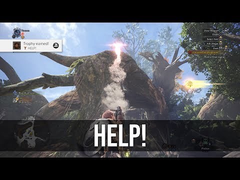 HELP! Trophy (Fire An SOS Flare) - Monster Hunter World