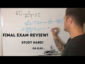 College Algebra Final Exam Review | Part Three