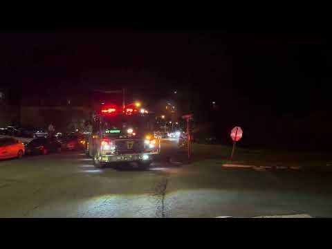 Spring Valley Fire Department 17-Tower responding 