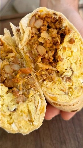 Chorizo Breakfast Burrito
