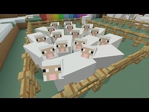 Minecraft Xbox - Rainbow Sheep Challenge - Part 1